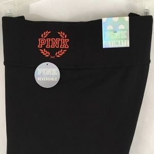 PINK Victoria’s Secret Reversible OSU Leggings Sm